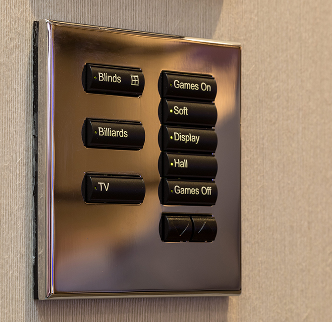 Home automation control panel