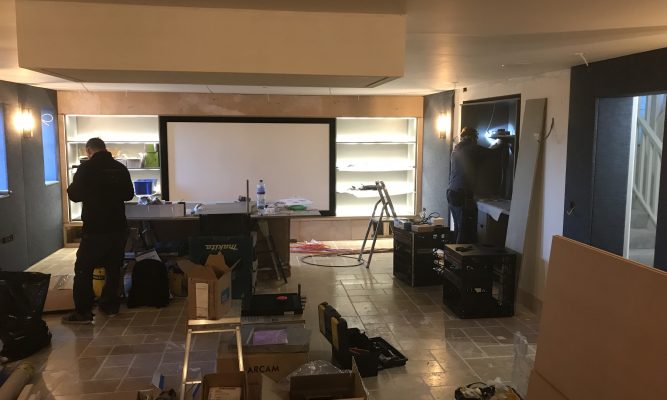 home cinema installation
