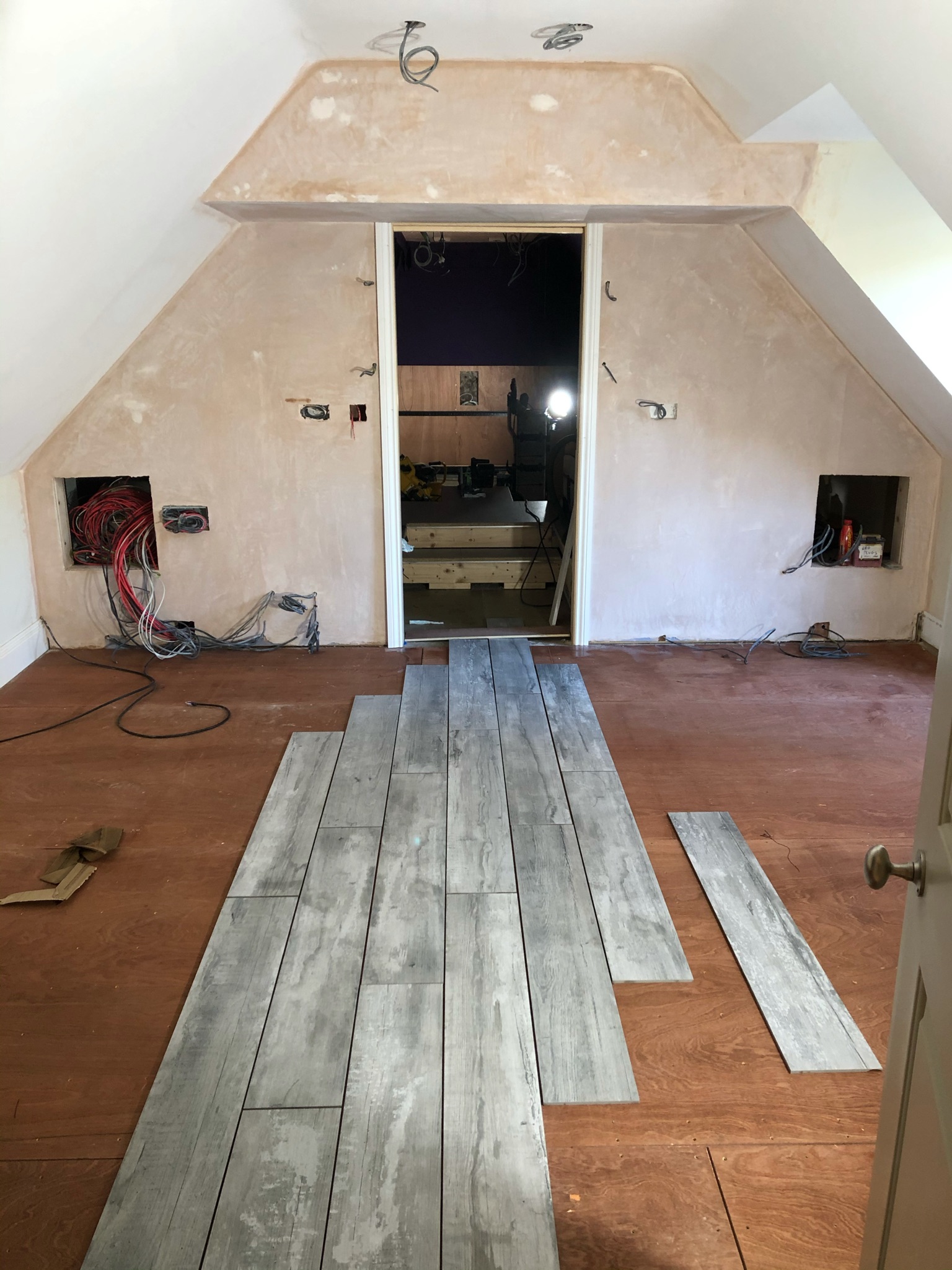 Home cinema installation