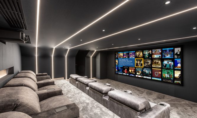 London Home Cinema room