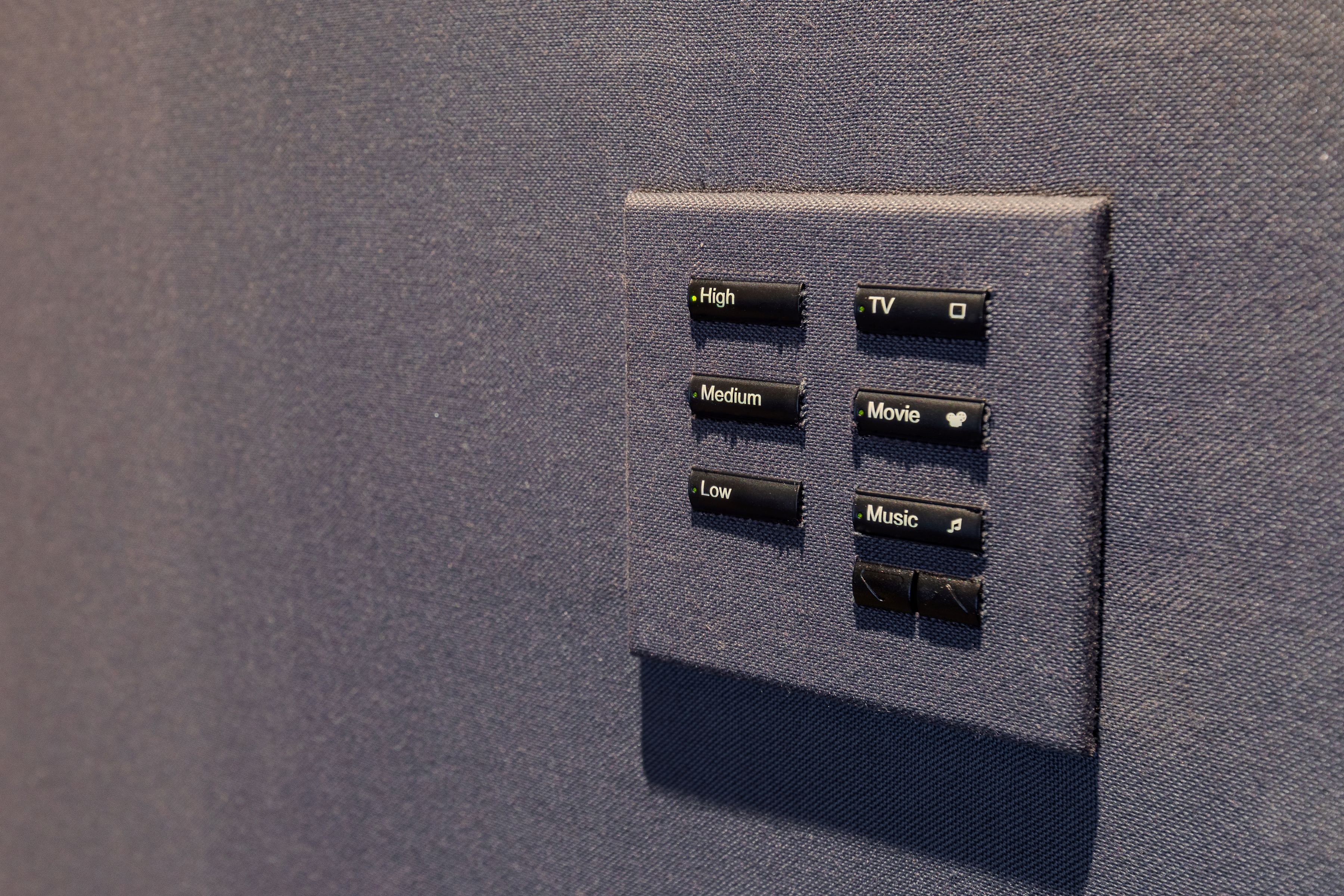 smart home automation control buttons