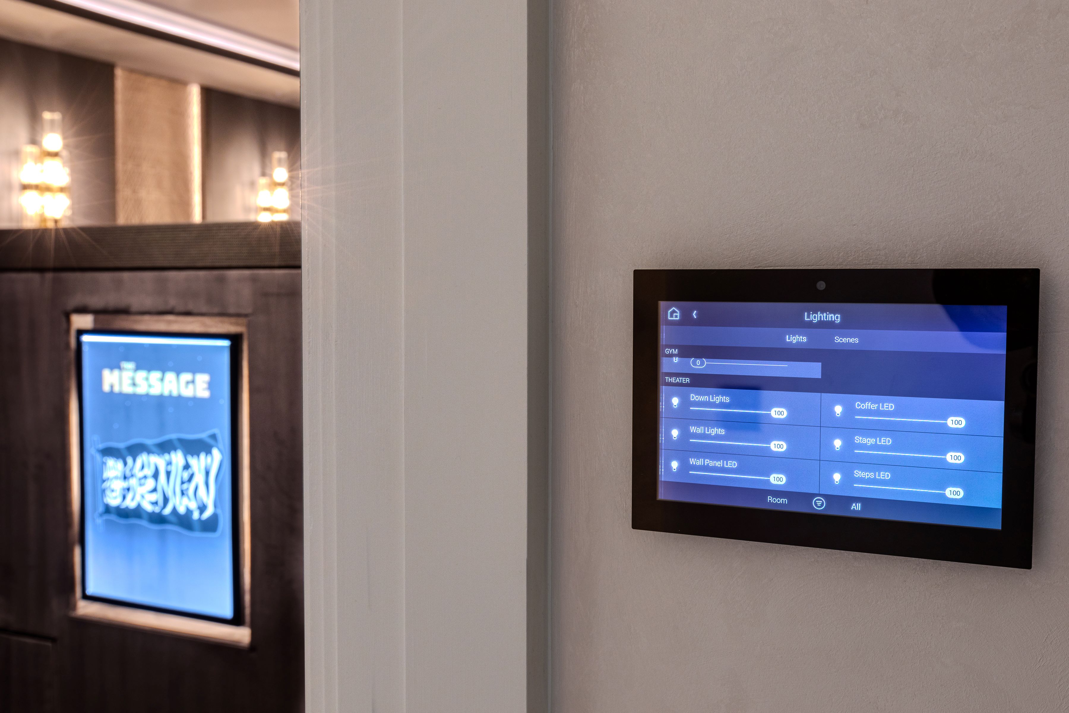 Integrated wall control